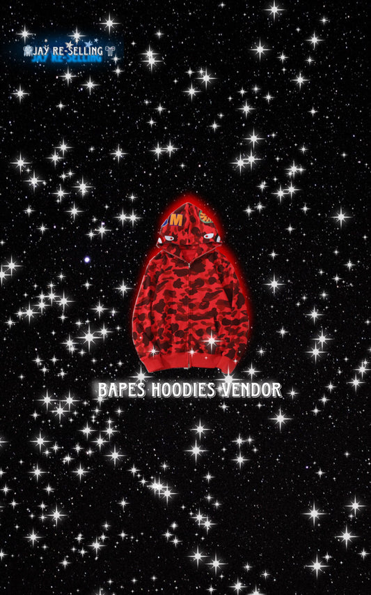 1:1 bapes hopdies vendor